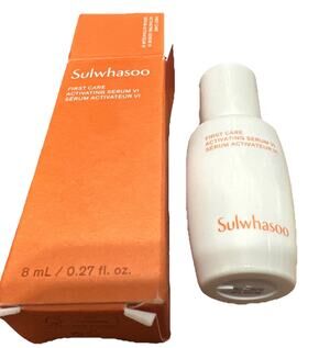 SULWHASOO FIRST CARE ACTIVATING SERUM VI travel size 0.27 fl. Oz. NIB